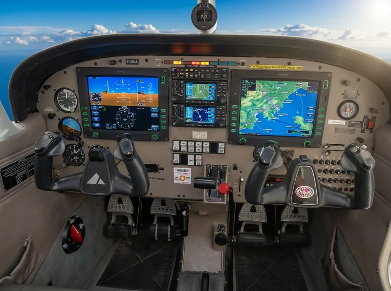 Piper PA28 F-GRLA quatre places, avion de voyage de l'Aéro-Club Paris-Nord